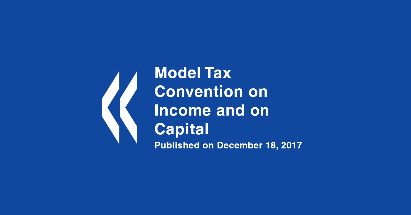 ACTUALIZACIÓN DEL MODELO CONVENIO PARA EVITAR LA DOBLE IMPOSICIÓN DE LA OCDE